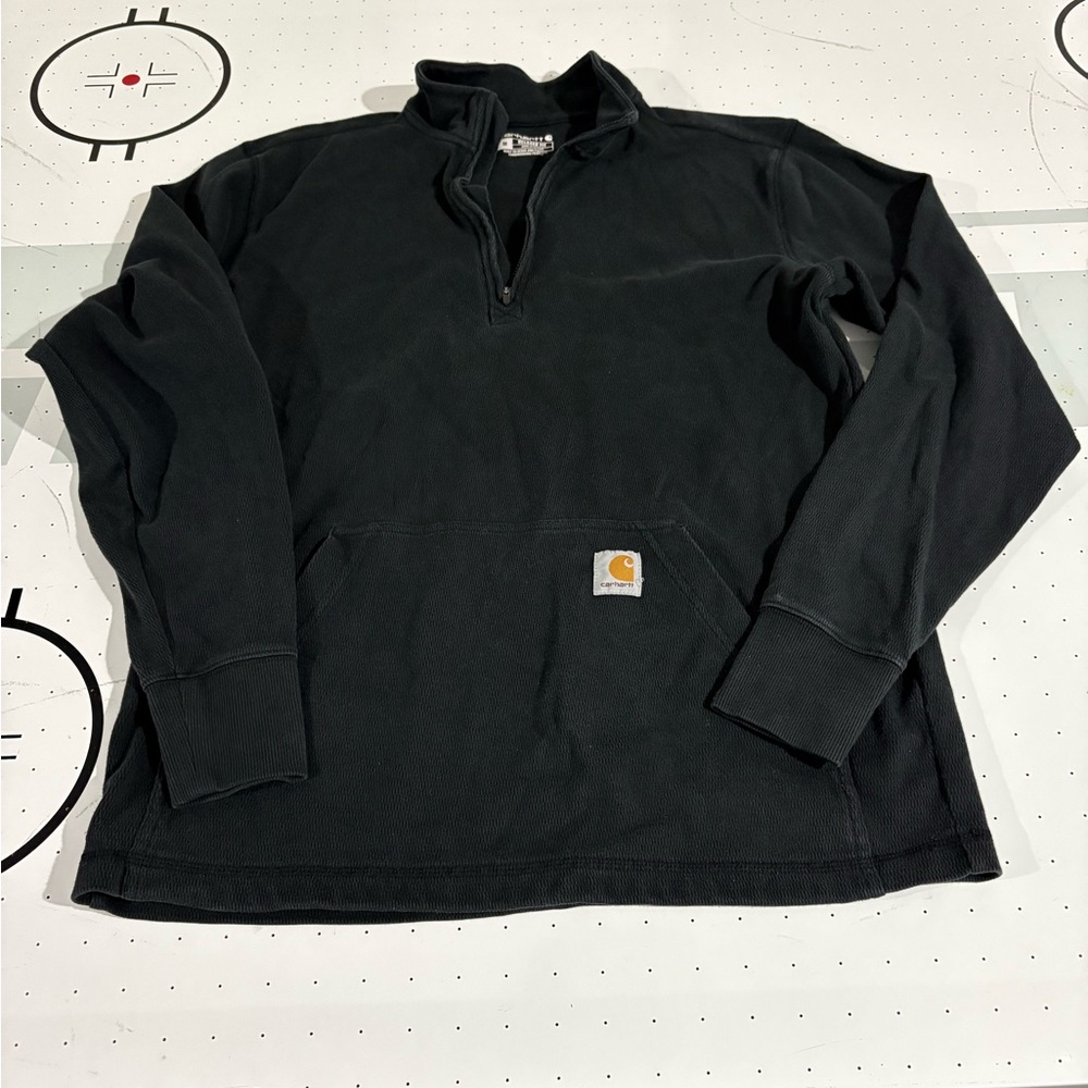 Carhartt 1/4 zip with pocket size medium